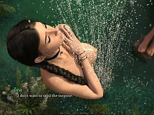 i dreamed of two hotties showering in nature kissing and stuff