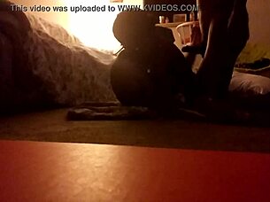 Big Ass Juicy Brown Chick Suck Then Fucked At Home