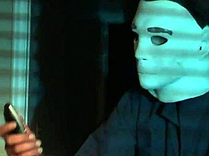 Halloween sexy nude blonde girl on bed