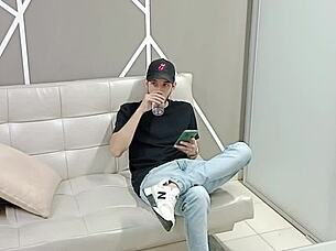 stepsister deep throats my cock