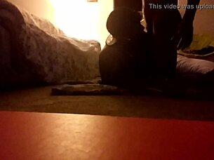 Big Ass Juicy Brown Chick Suck Then Fucked At Home