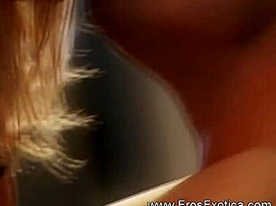 An intimate love making session with blonde milf