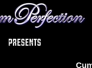 RANDY MODEL SWALLOWS ALL THE CUM LOAD!