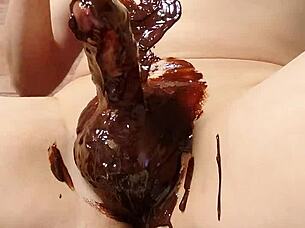 japanese gay amateurs cook chocolate banana with penis