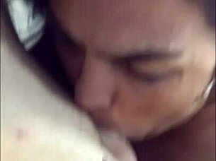 Colombian guy wakes stepsister with deepthroat sucking and ass licking before fucking bent over.