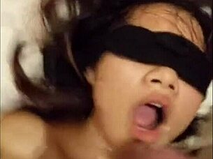 Intriguing Asian Teen Jumps on College Guy's Cock.