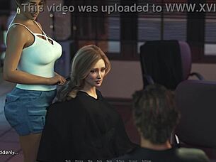 In this game, a wife and her stepmother share an intimate moment in scene 267.