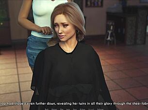 In this game, a wife and her stepmother share an intimate moment in scene 267.