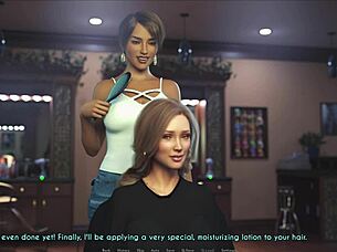 In this game, a wife and her stepmother share an intimate moment in scene 267.