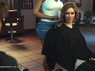 In this game, a wife and her stepmother share an intimate moment in scene 267.