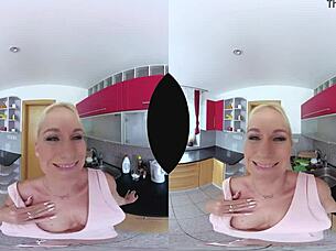 This italian blonde loves anal and gets bent over for riding and assfucking