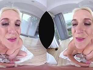 This italian blonde loves anal and gets bent over for riding and assfucking