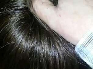 Jenna in crossdressing attire deepthroats monster white cock