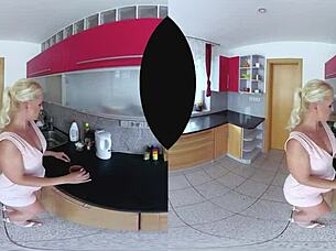 This italian blonde loves anal and gets bent over for riding and assfucking