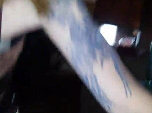 Jenna in crossdressing attire deepthroats monster white cock