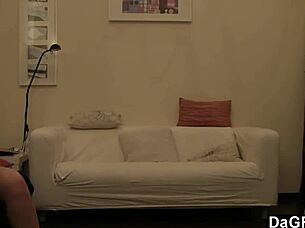 Stop studying and suck my dick like a good couple in hardcore session