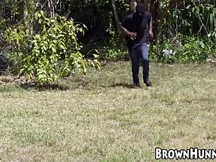 Exotic Maya Bijou Overjoyed With Outdoor Bbc Insertion