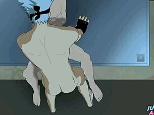 Gay Kakashi Dando Uma Surra Do Rola No Kabuto - Naruto Bara Yaoi