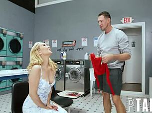 petite teen pierce paris gives blowjob to summer col in taboo scene