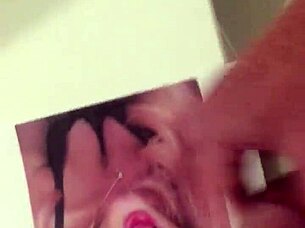 Intense Cum Tribute Dedicated To Donna With Vigorous Masturbation