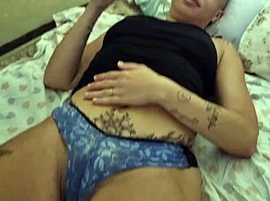 i provoked him but he fucked my pussy on the pole and came inside