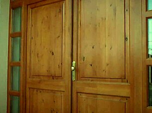 Classy brunette intensely spreads asshole for double penetration and cumshot in threesome