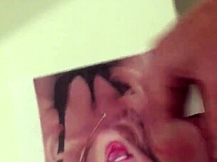 Intense Cum Tribute Dedicated To Donna With Vigorous Masturbation