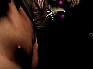 In darkness lust, monster fucks big tits and ass in 3d cartoon anal