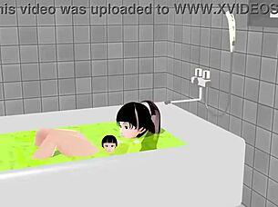 Koko A Strips Naked In The Bath!