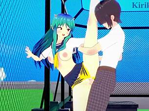 lum from urusei yatsura has intense sex in 2022 hentai with creampie