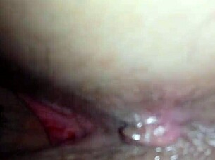 chilena with white butt in a simple scene