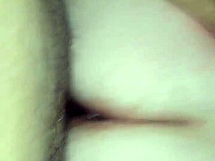 chilena with white butt in a simple scene