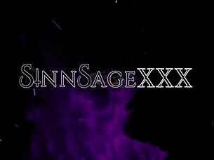 is sinn sage fingering brunette milf's pussy?