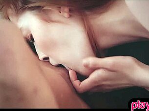 Real Redhead Teen Engages In Lesbian Sex With Brunette, Including Oral And Pussy Play