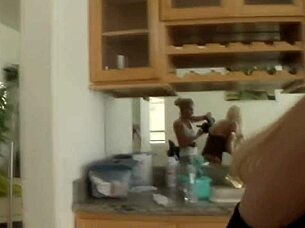 Lesbian babes with big dildo?