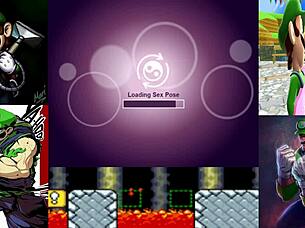 Luigi mistakes amandafox for princess peach and saves her from bowser's castle