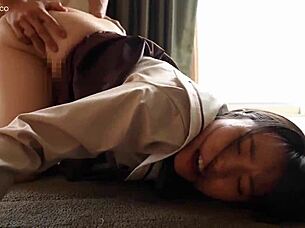 S-Cute Momoka Gets Wet in Costume Sex