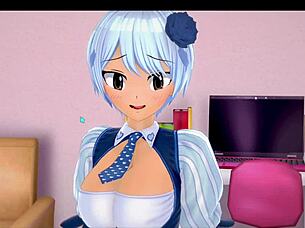 i love yukino agria from fairy tail in this hentai
