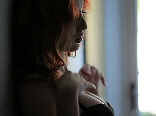 Metart - redhead babe michelle h undresses softly in solo model shoot