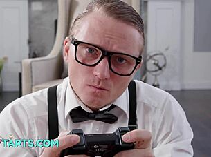 Cute rika fane fucks her nerd stepbrother.