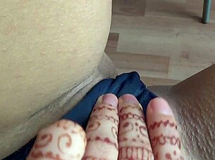 Masturbating with Panties in Pussy to Orgasm