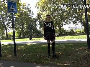 Shy teen tries first anal in casting 😳