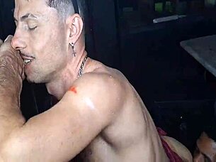 Brazilian guys have wild orgy during rio carnival