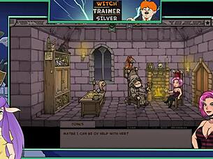 witch trainer silver part 3 with big tits 😏