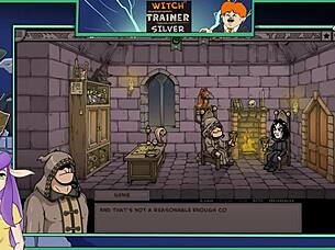 witch trainer silver part 3 with big tits 😏