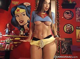 What is the name of this model with big tits?