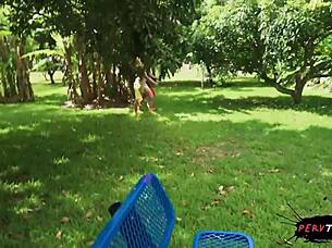 Fucking in public park with voyeurs watching, we don't care 😈