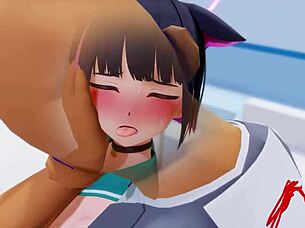 カズサ in anime 3d hentai