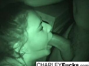 Charley Chase in night vision sex! Blowjob and more 😘