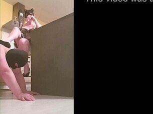 Maîtresse Controls Her Slave in Intense BDSM Domination Scene